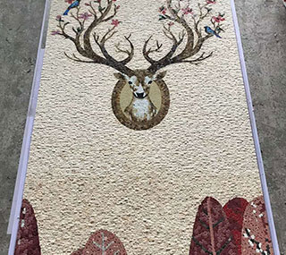 SPAHK104-Handmade art mosaic mural cut painting crafts