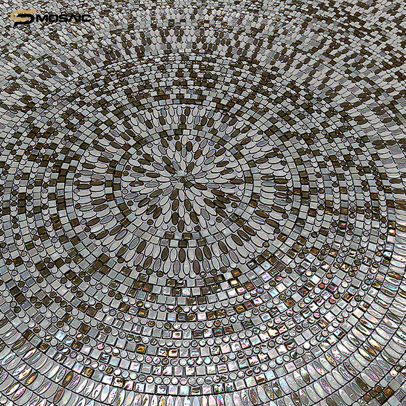 Sp mosaic Circle mosaic DIY mural mosaic Custom 